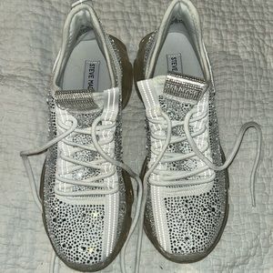 Steve Madden Maxima Rhinestone trainers sz 9.5